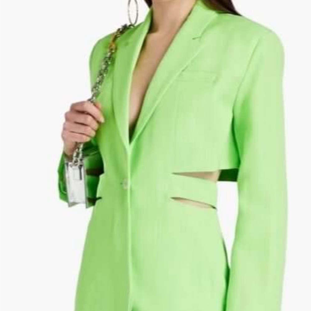 Jacquemus Green Blazer Modern Oversized Fit